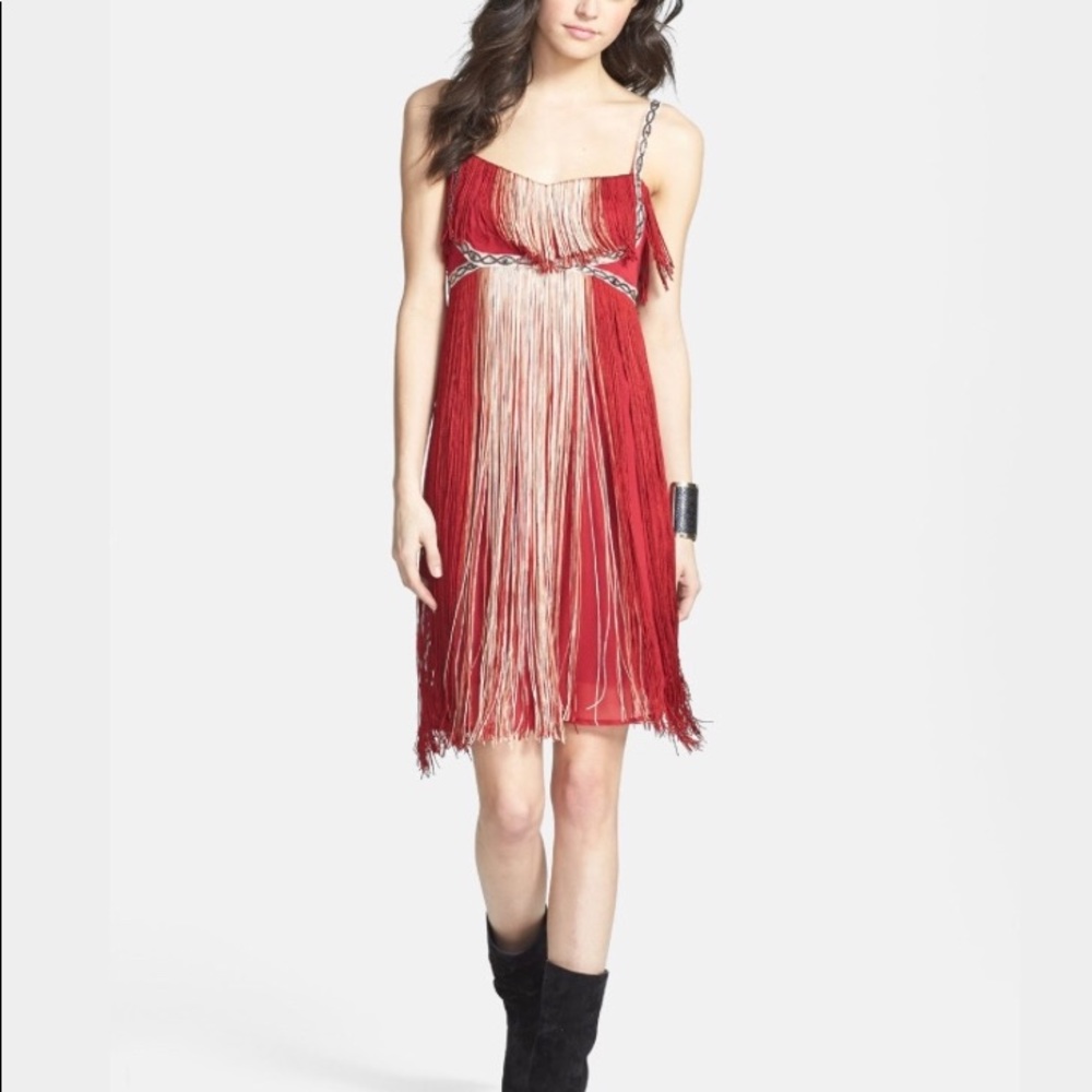 Free People size 8 Deco Fringe dress-STUNNING!